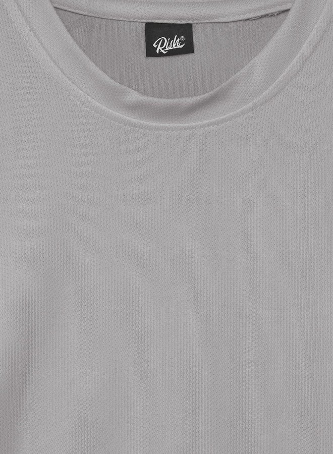 RISH Tshirt for Boys and Kids | Soft Quick Dry Tshirts - Yoga Lion Printed Casuals - Grey Tshirt 18-24 Months - Image 4